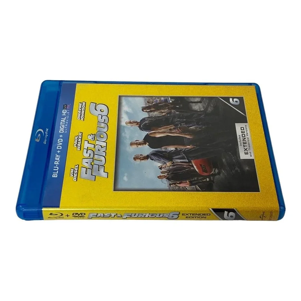 Fast  Furious‎ 6 (Blu-ray, 2013) Action, Vin Diesel, Paul Walker, Dwayne Johnson